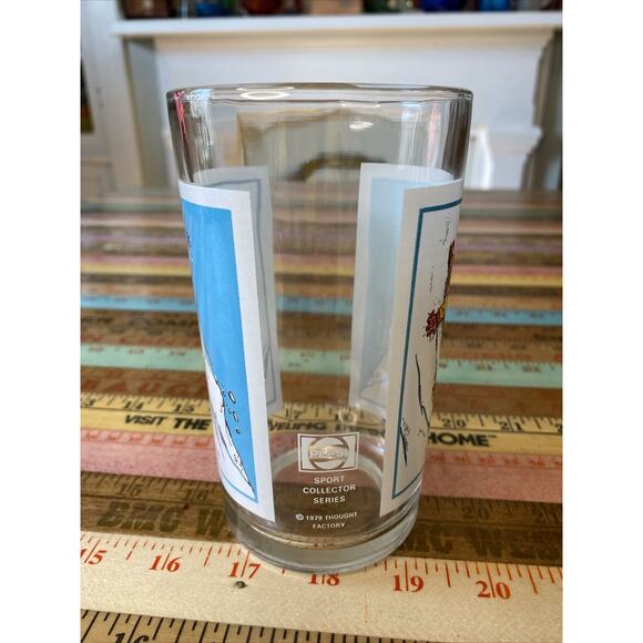 VINTAGE Pepsi Sport Collector 1979 Psyche Out Skiing Gary Patterson Glass - Picture 4 of 9